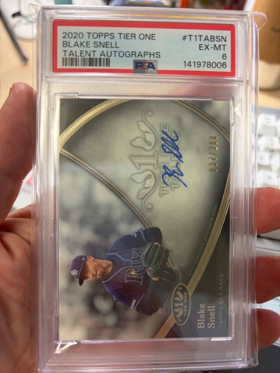 2020 탑스 티어원 블레이크스넬 온오토 /200 psa6
